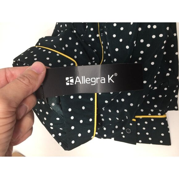 Allegra K Target Button Up Long Sleeve Shirt with Collar Size XS - Picture 8 of 10